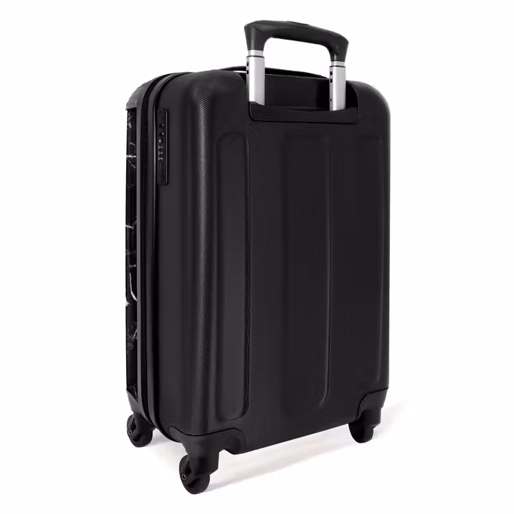 Valise - Lettre T - aspect marbré - noir — 3