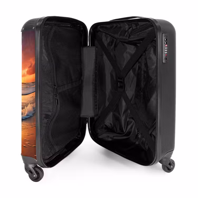 Valise - Mer ondulée au coucher du soleil — 4