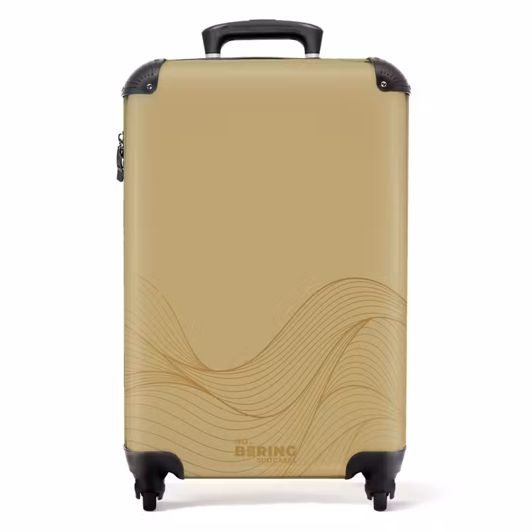 Valise - Minimal - Doré avec des reflets dorés — 1