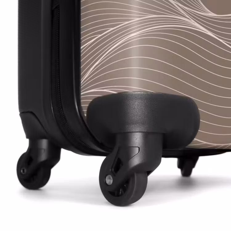 Valise - Minimal - Taupe avec vagues — 6