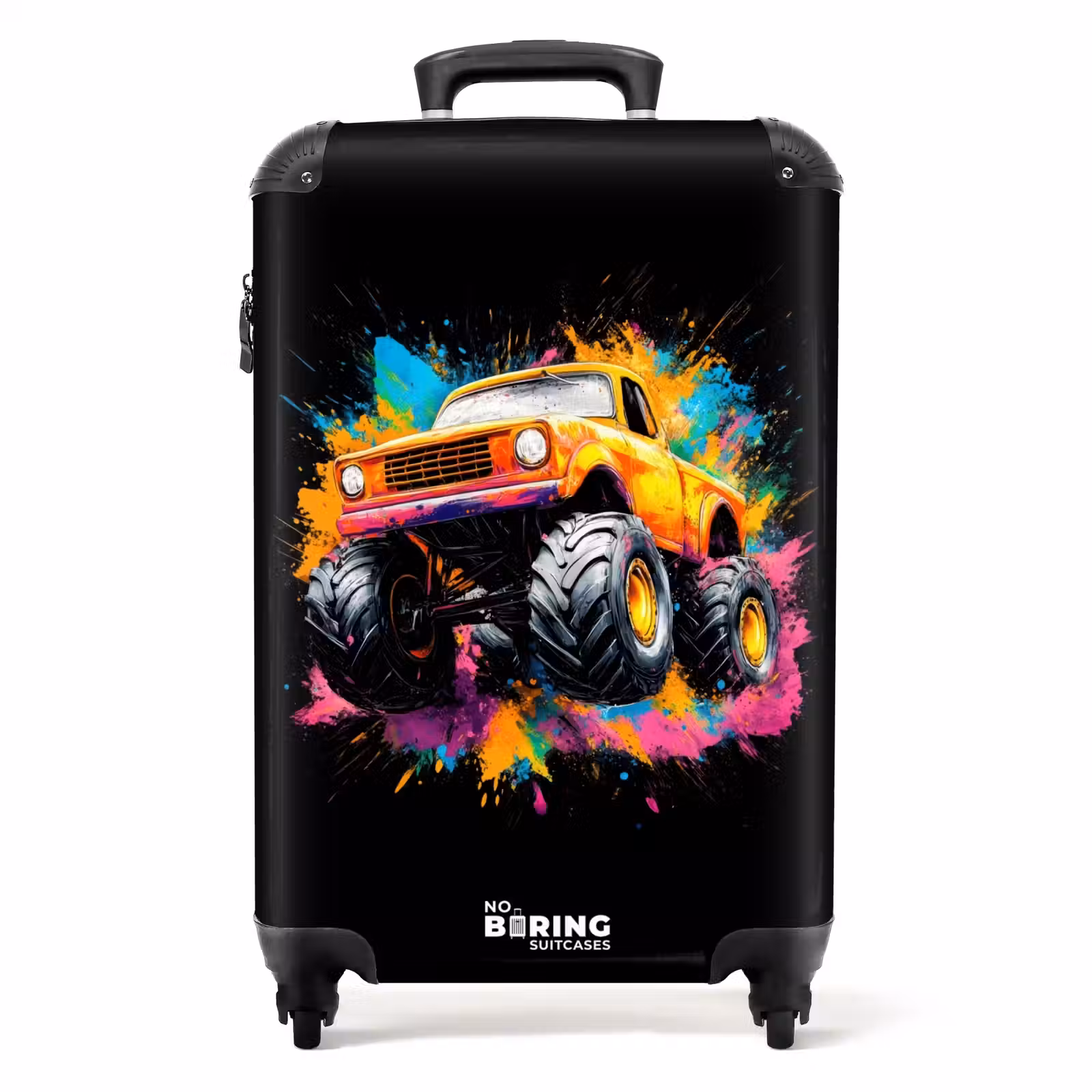 Valise - Camion monstre avec graffitis colorés — 1