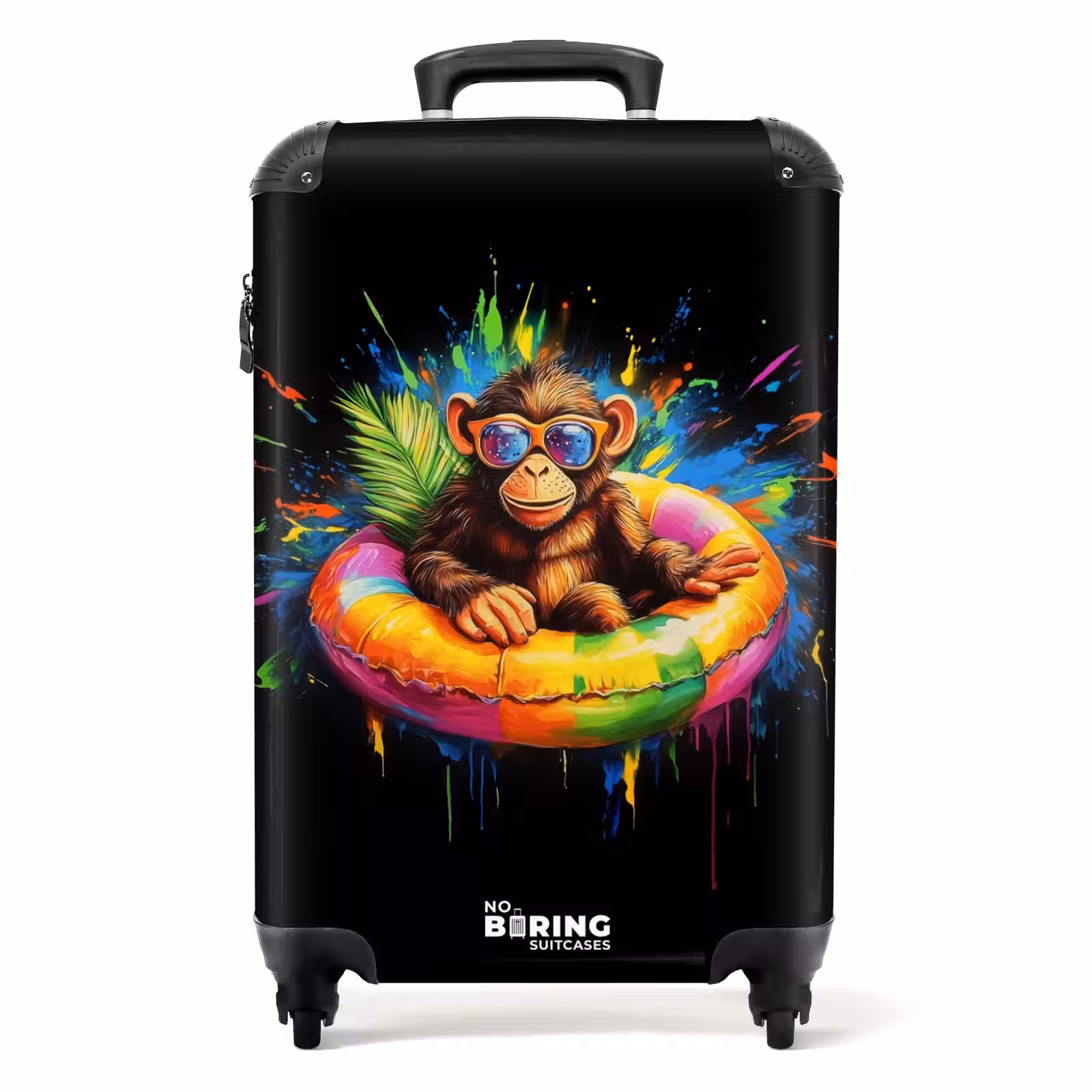 Valise - Singe d'été avec bandeau de natation coloré — 1