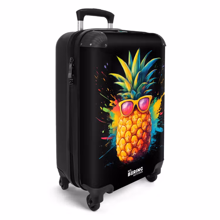 Valise - Ananas d'été avec lunettes de soleil — 2