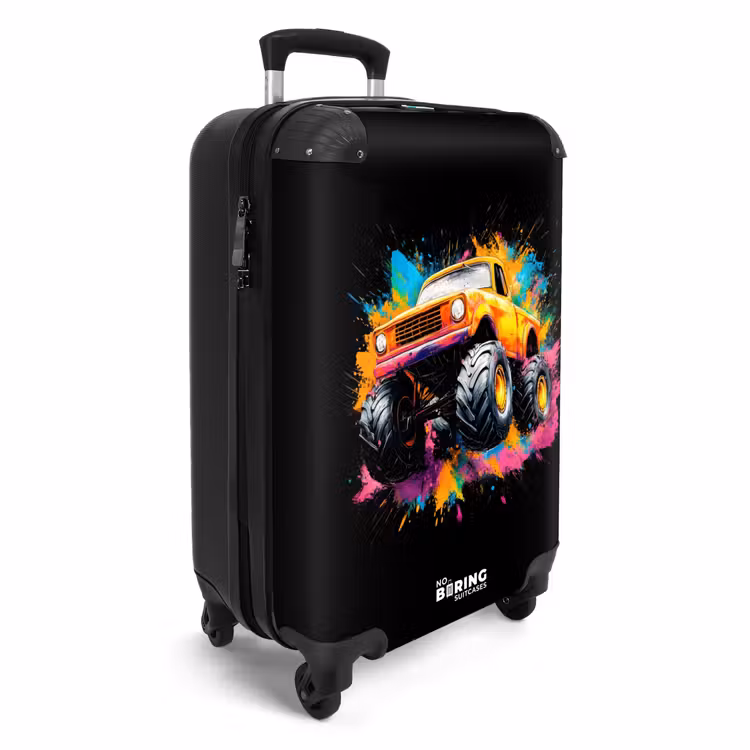 Valise - Camion monstre avec graffitis colorés — 2