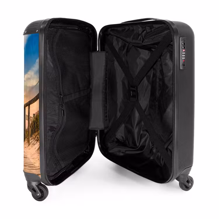 Valise - Chemin de la plage au coucher du soleil — 4