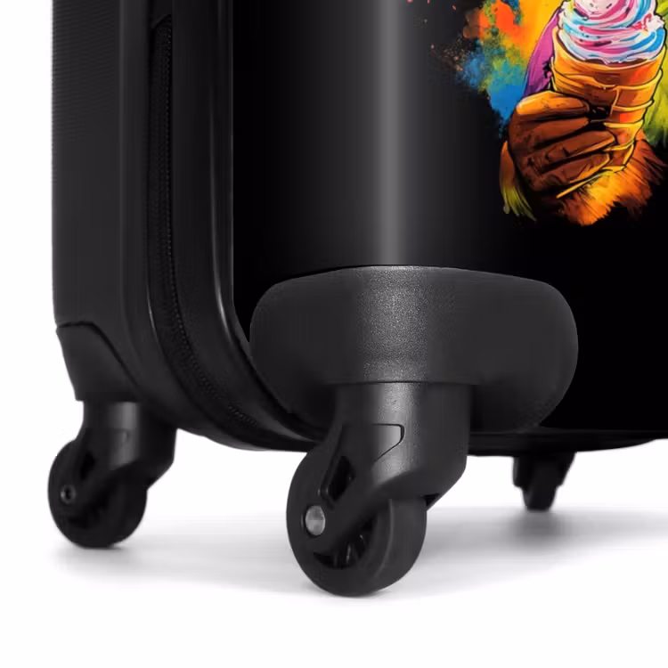 Valise - Chien d'été avec graffitis colorés — 6