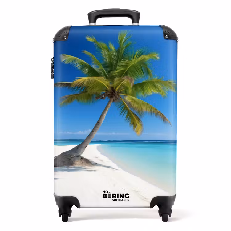 Valise - Palmiers sur la plage — 1