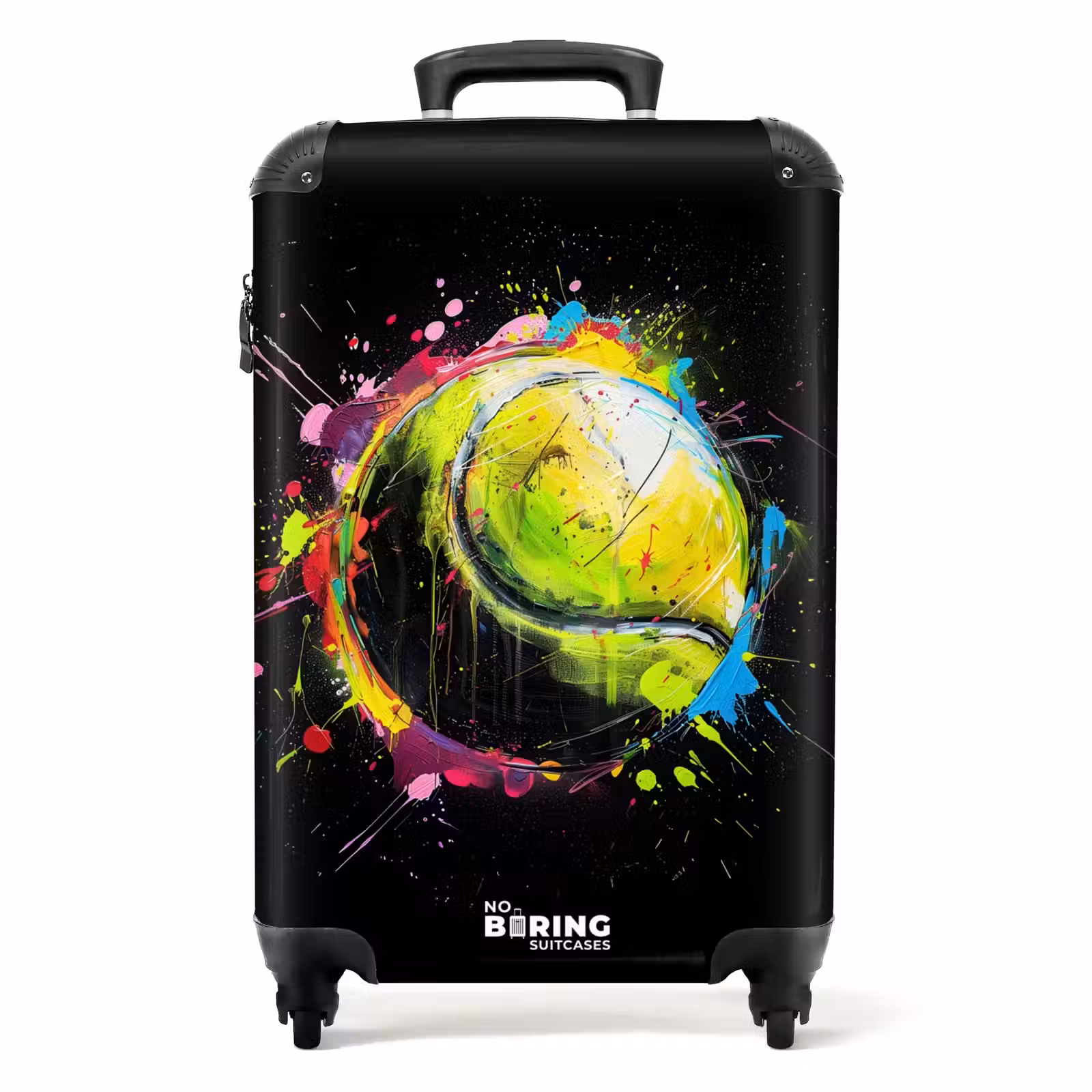 Valise - Balle de tennis avec graffiti — 1