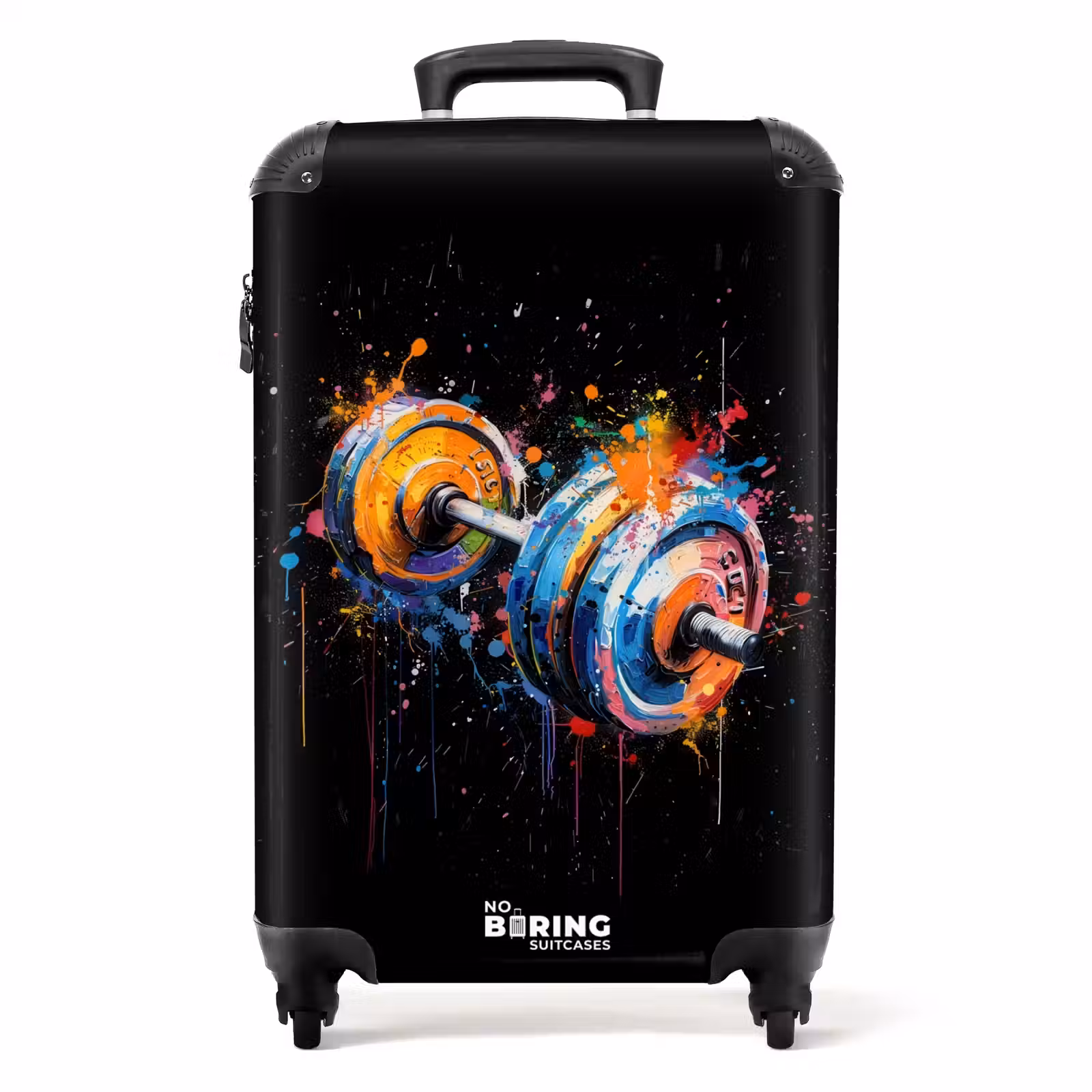 Valise - Haltère avec graffiti — 1