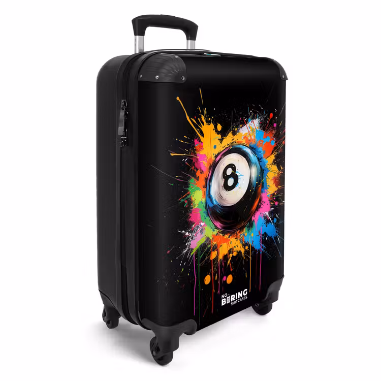 Valise - Boule de billard avec graffiti — 2