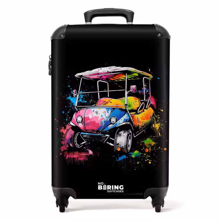 Valise - Chariot de golf avec graffitis — 1