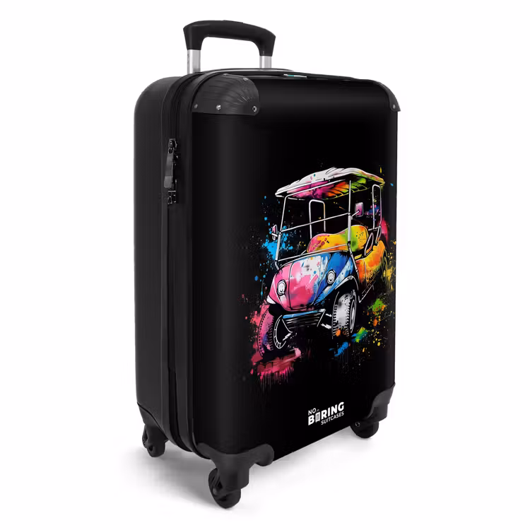 Valise - Chariot de golf avec graffitis — 2