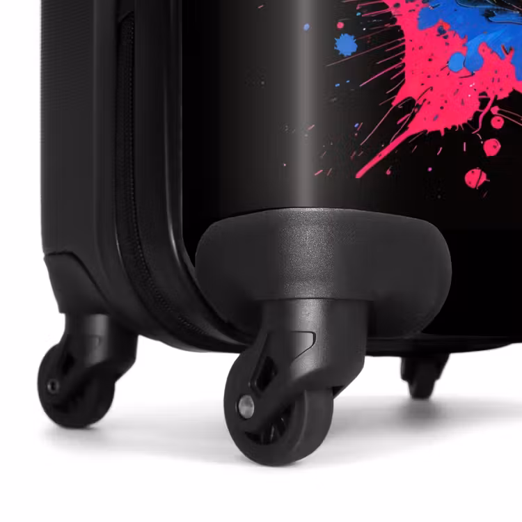 Valise - Football avec graffitis colorés — 6