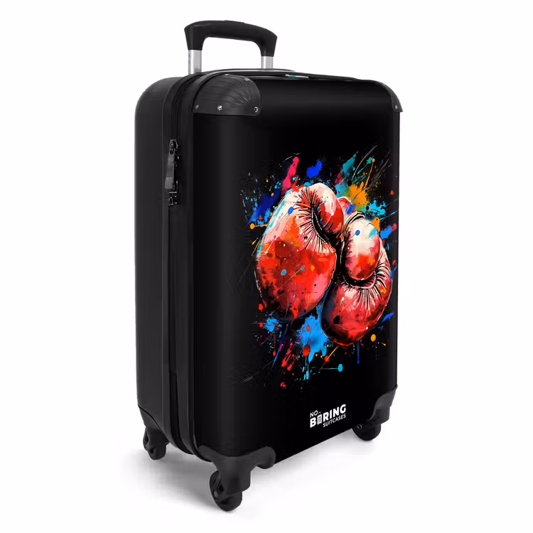 Valise - Gants de boxe rouges avec peinture — 2