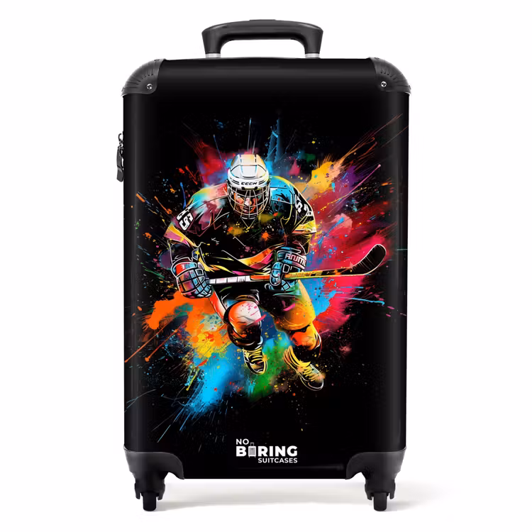 Valise - Hockey sur glace avec graffitis — 1