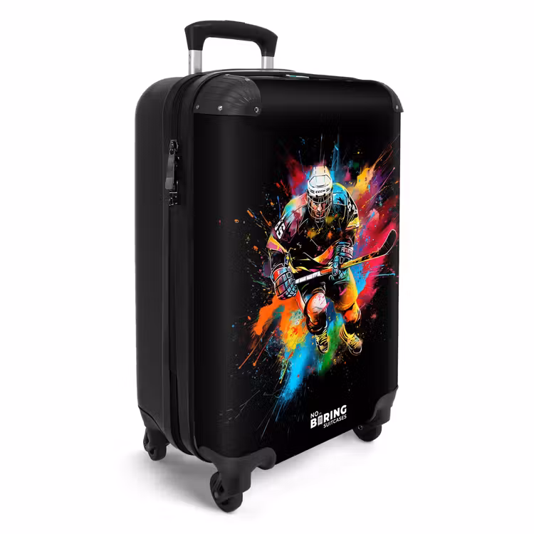 Valise - Hockey sur glace avec graffitis — 2