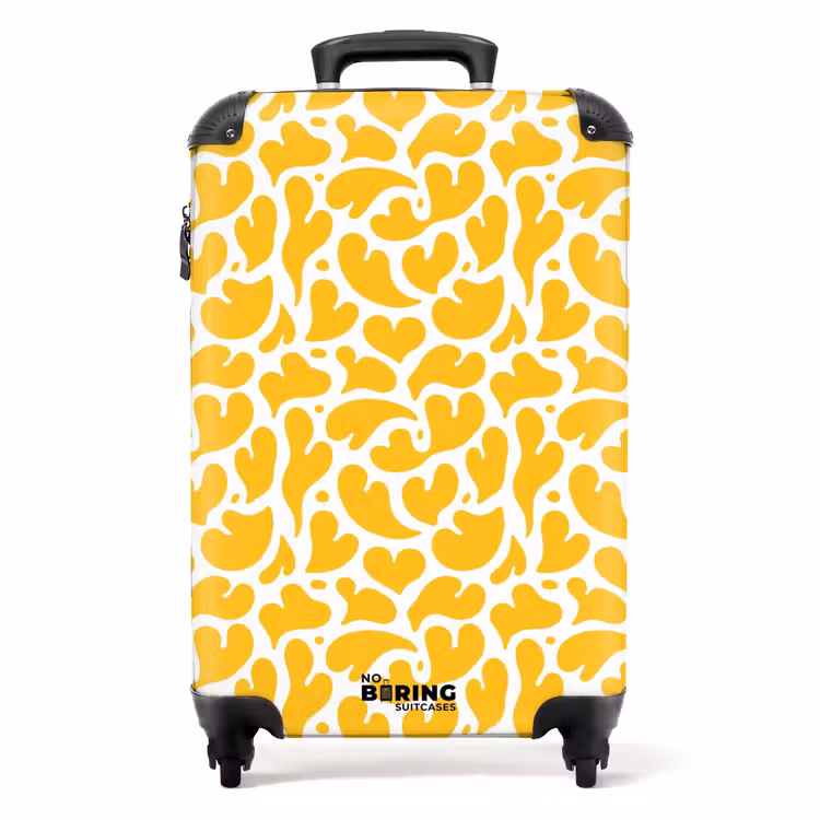 Valise - Motifs - Éclats de jaune — 1