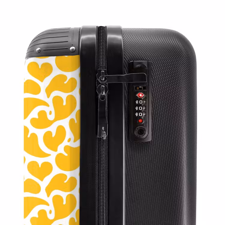 Valise - Motifs - Éclats de jaune — 5
