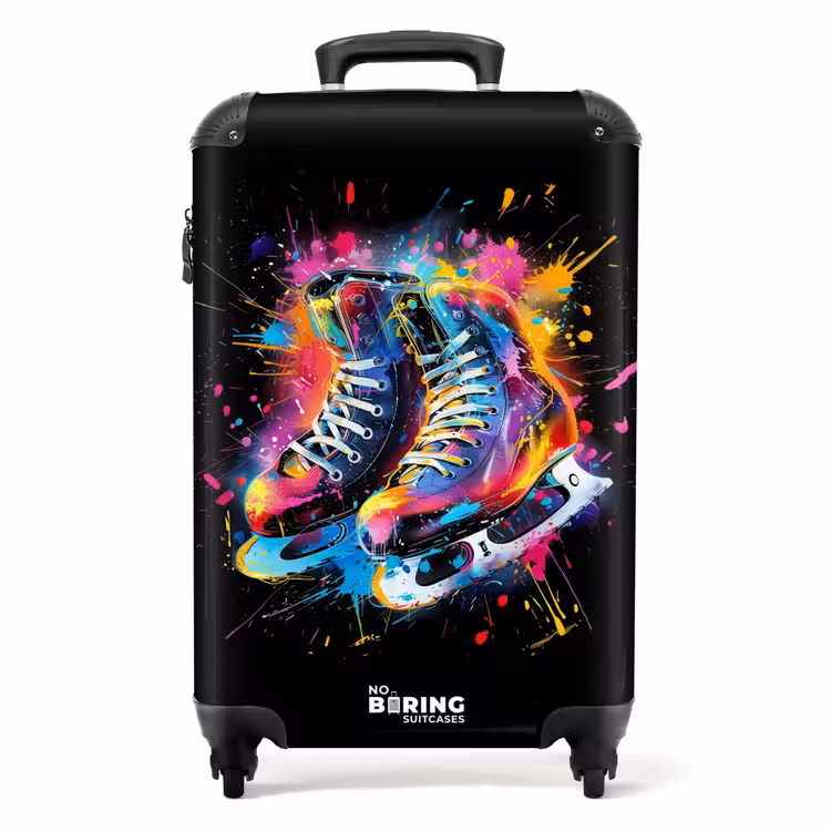 Valise - Patiner avec des graffitis colorés — 1