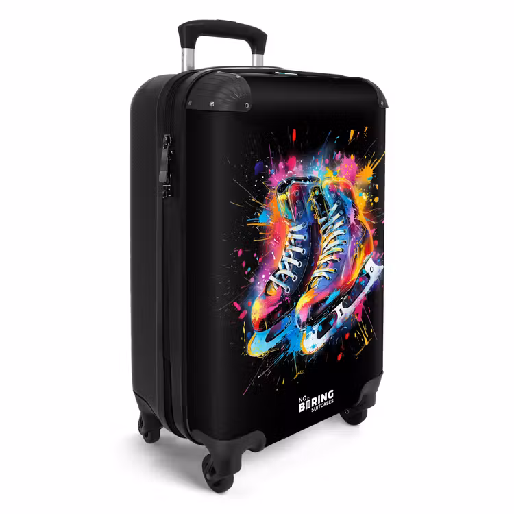 Valise - Patiner avec des graffitis colorés — 2
