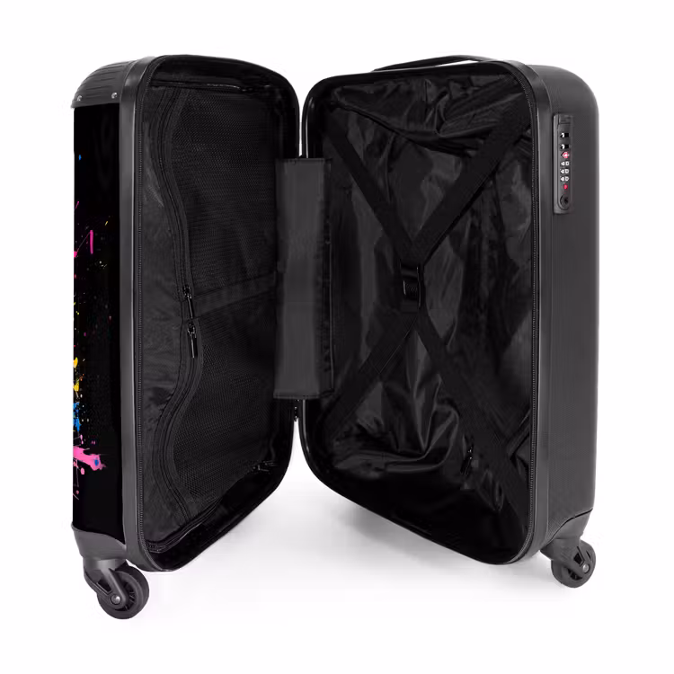 Valise - Patins à roulettes roses avec peinture — 4