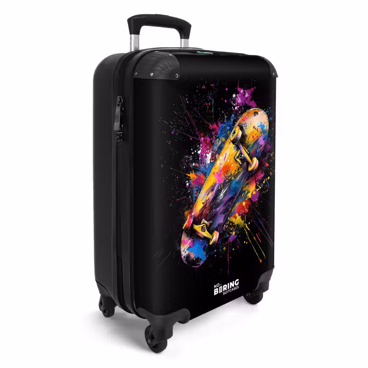 Valise - Skateboard avec graffiti — 2