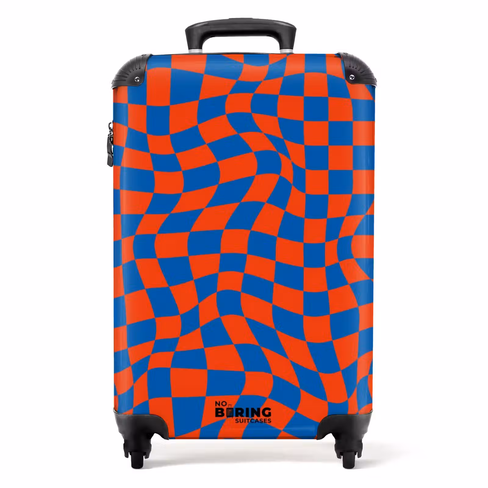 Valise - Motifs - Illusion d'optique en rouge et bleu — 1