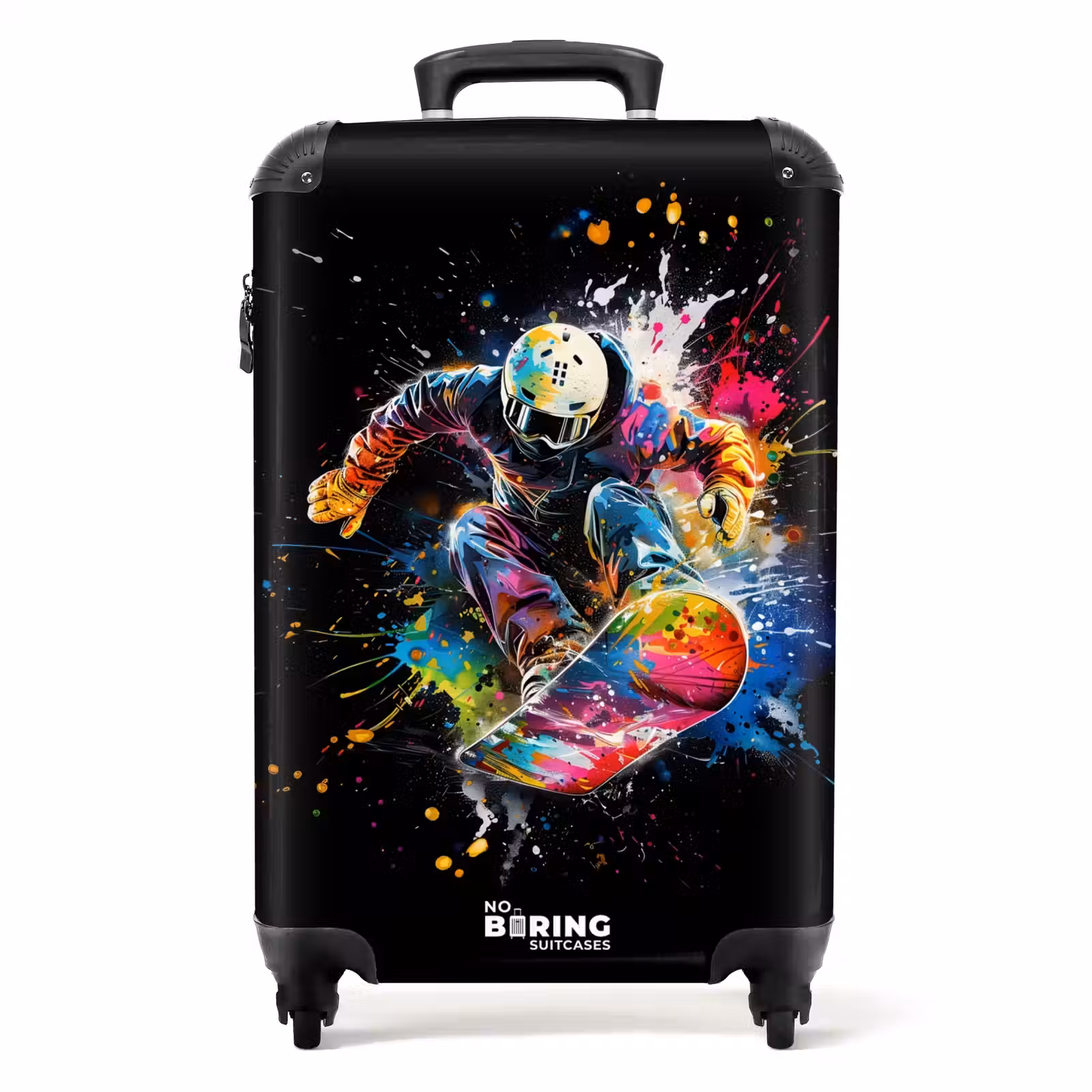 Valise - Snowboarder avec graffiti — 1