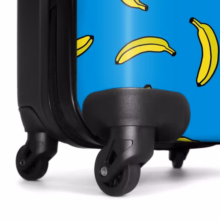Valise - Motifs - Bananes sur fond bleu — 6