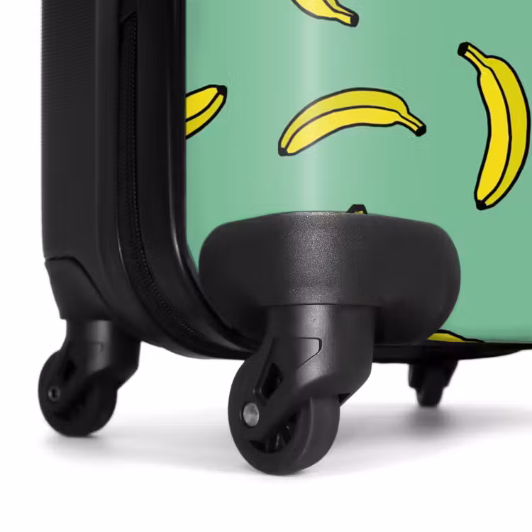 Valise - Motifs - Bananes sur vert menthe — 6
