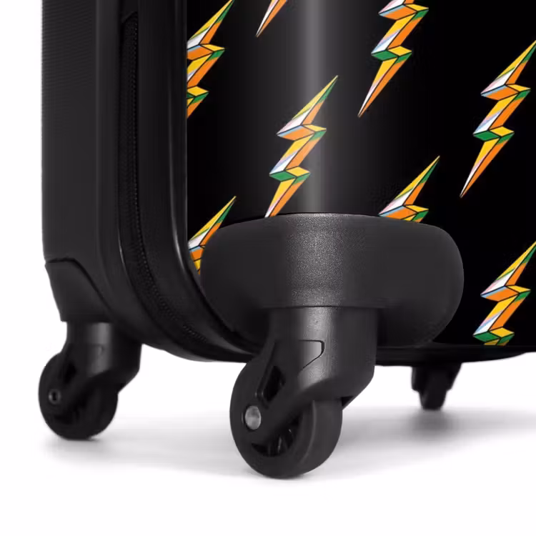 Valise - Motifs - Eclair doré sur fond noir — 6