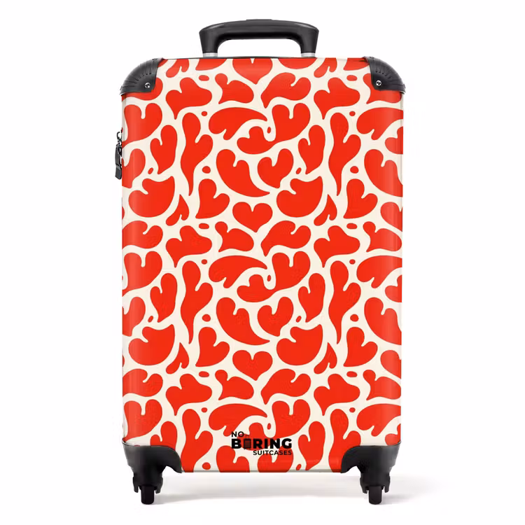 Valise - Motifs - Éclats de rouge — 1