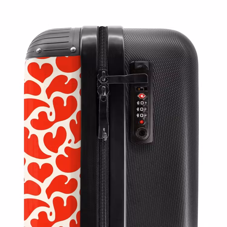 Valise - Motifs - Éclats de rouge — 5