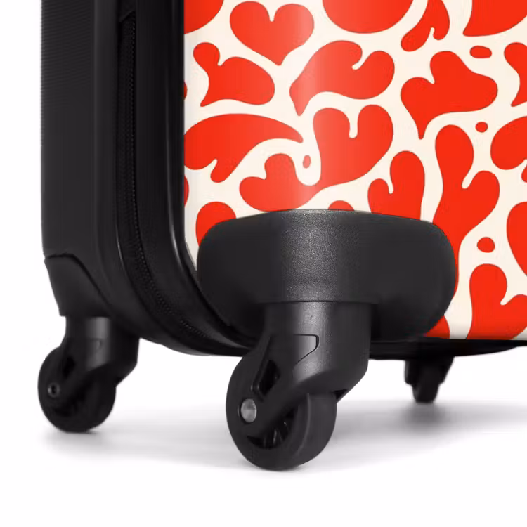 Valise - Motifs - Éclats de rouge — 6