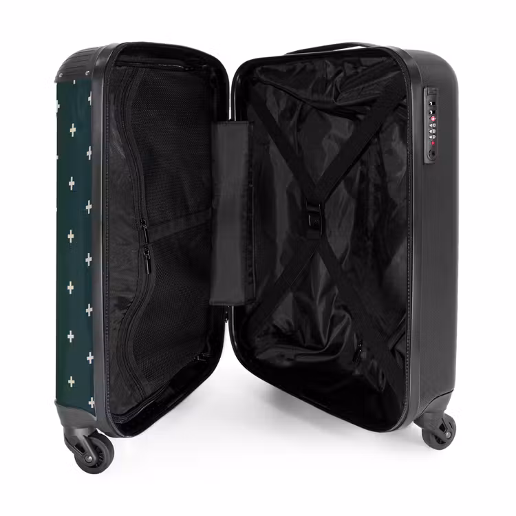 Valise - Motifs - Motif plus sur gris-bleu — 4
