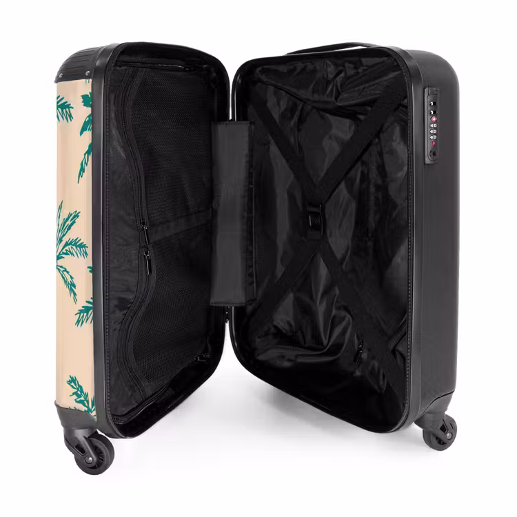 Valise - Motifs - Palmiers sur beige — 4