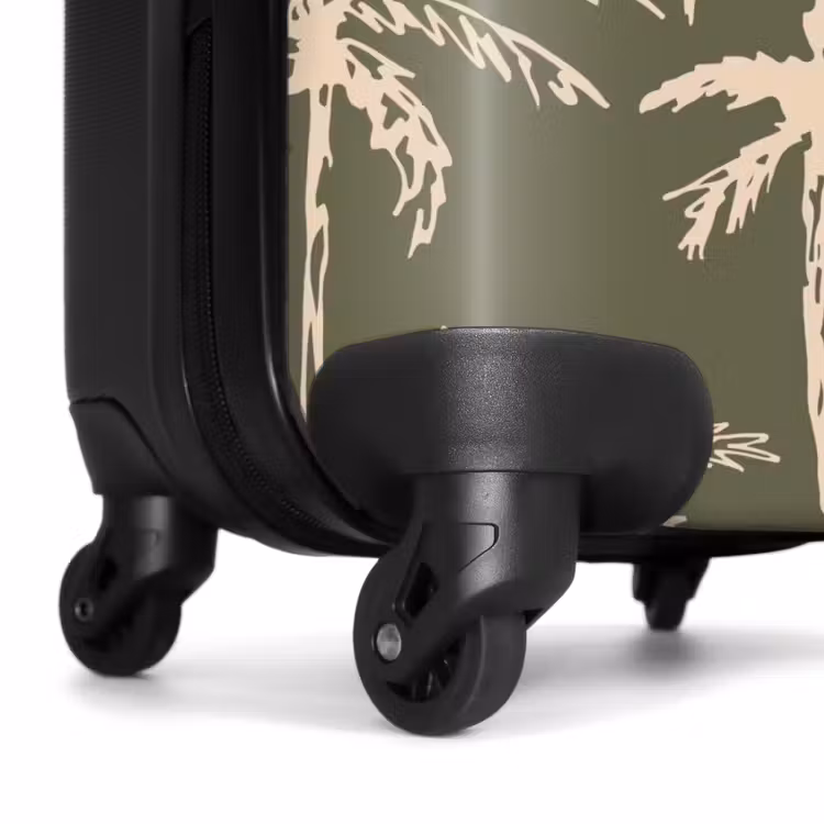 Valise - Motifs - Palmiers sur vert olive — 6