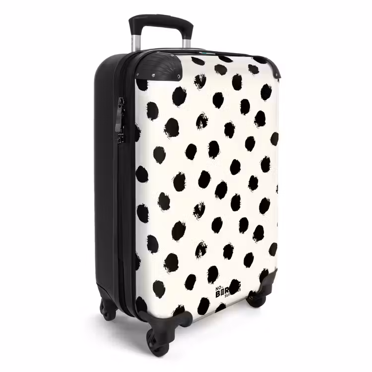 Valise - Motifs - Taches noires sur crème — 2