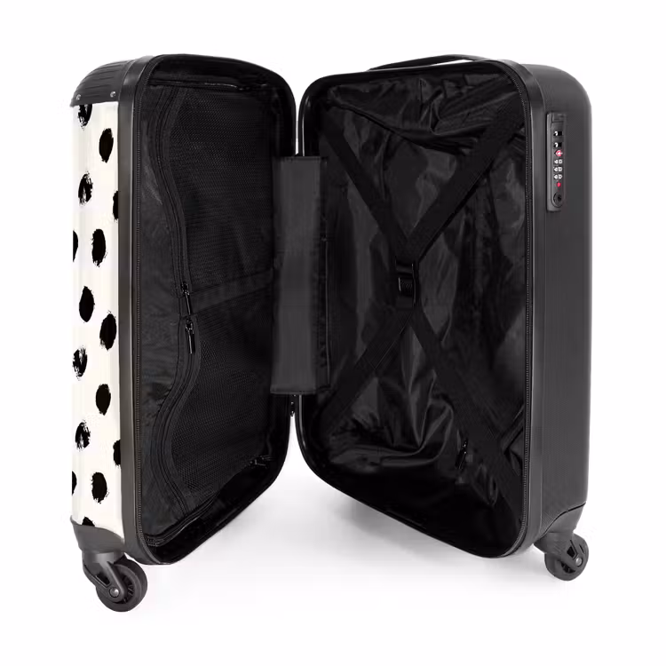 Valise - Motifs - Taches noires sur crème — 4