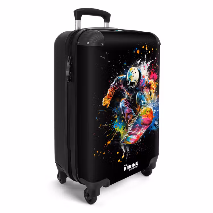 Valise - Snowboarder avec graffiti — 2