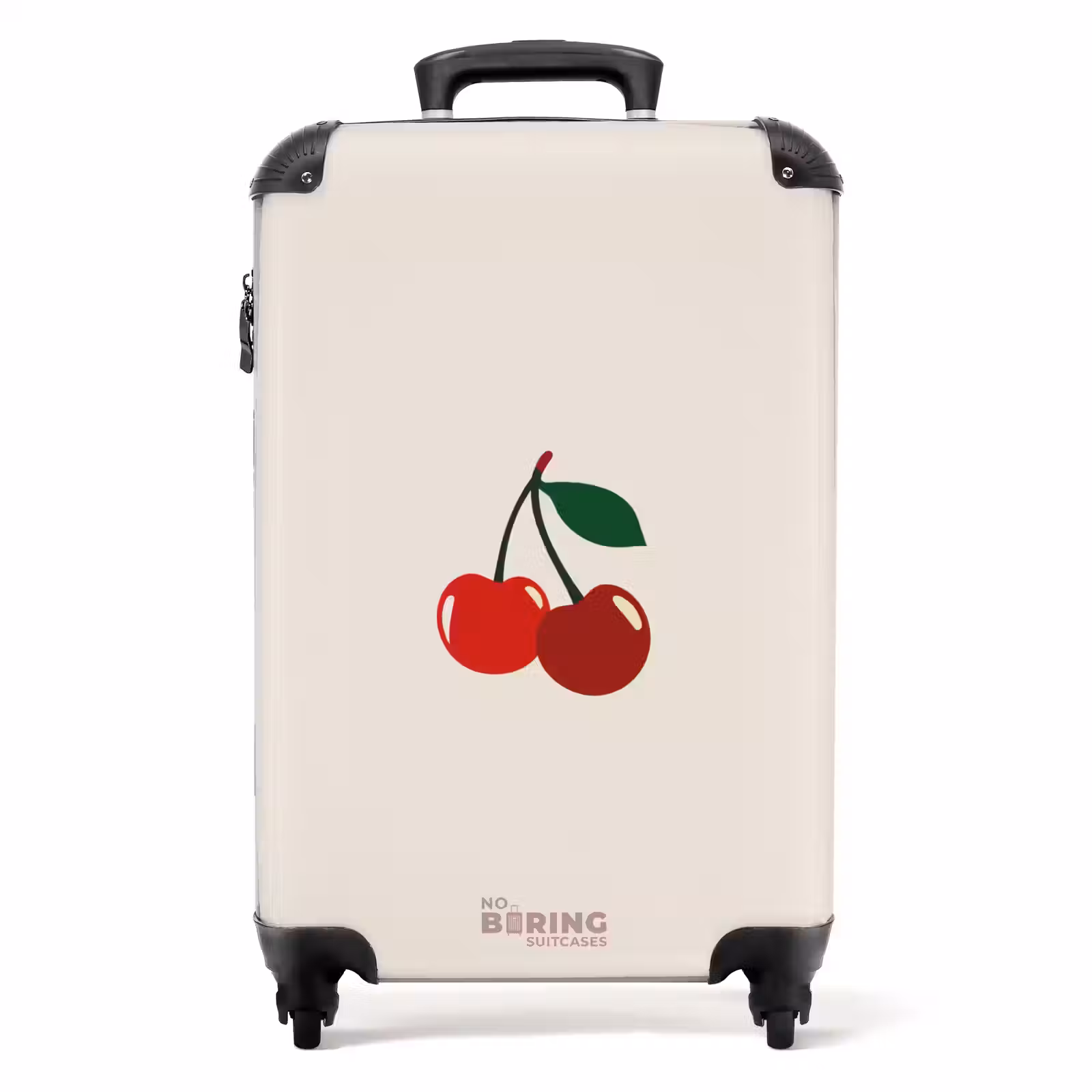 Valise - Cerise sur fond beige — 1