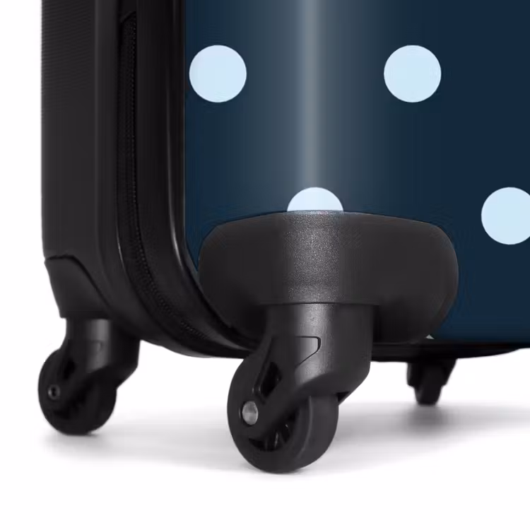 Valise - Motif à pois bleu — 6