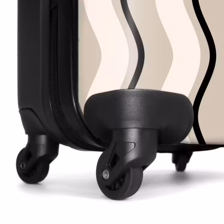 Valise - Ondes verticales dans les tons crème — 6
