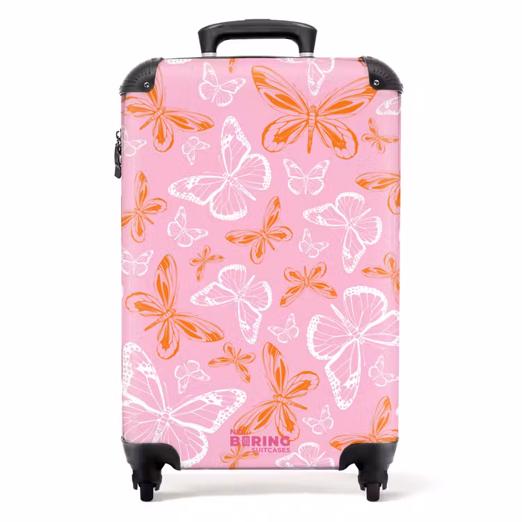 Valise - Motif de papillons colorés — 1