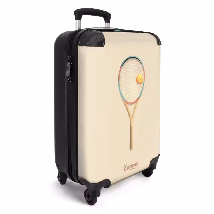 Valise - Une raquette de tennis dans les tons beiges — 2