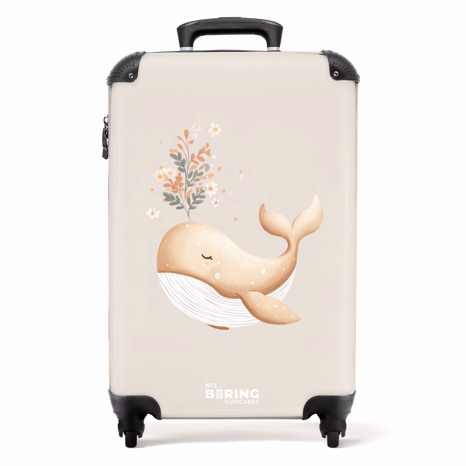 Valise - Baleine aux couleurs beige pastel — 1