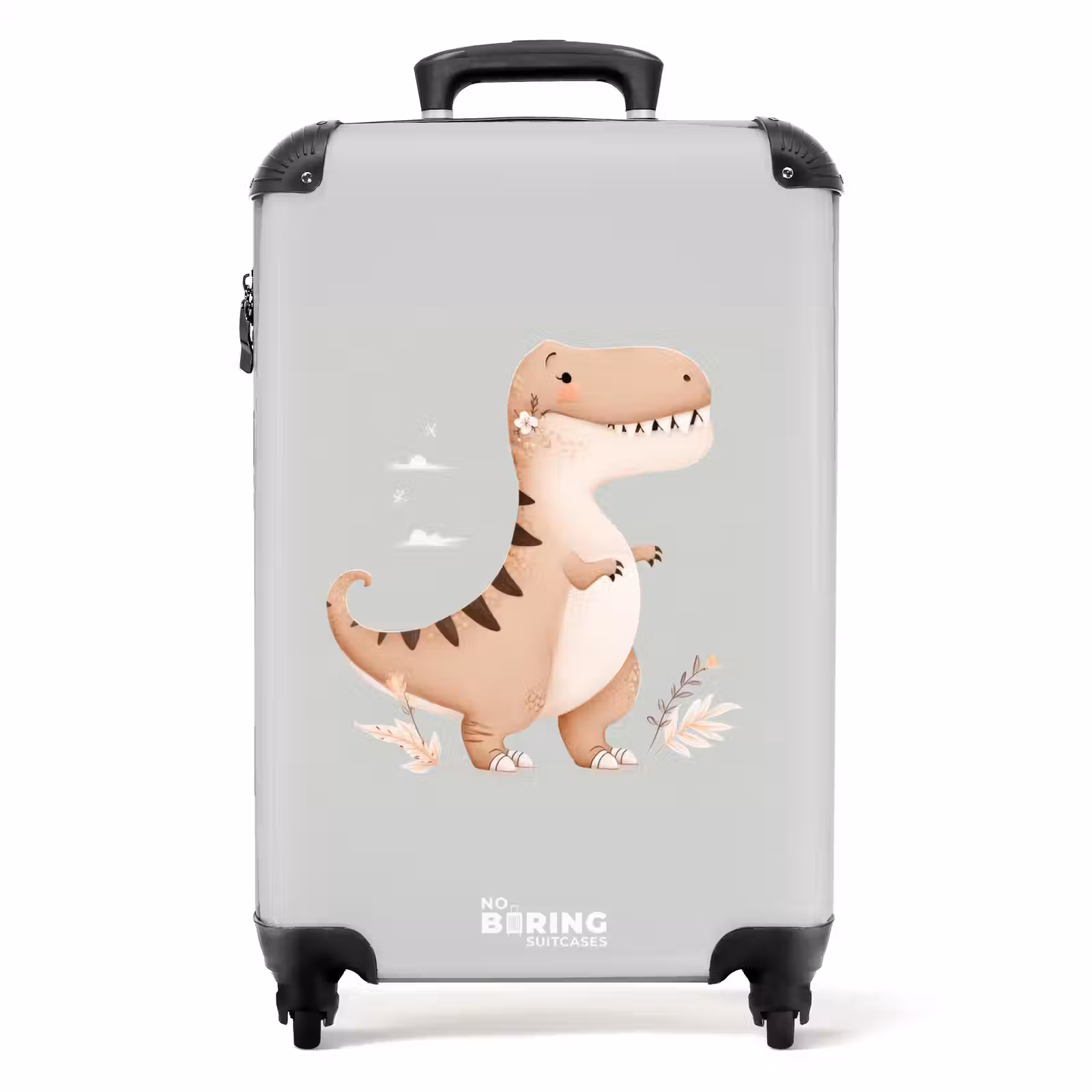 Valise - Dino en beige et gris — 1