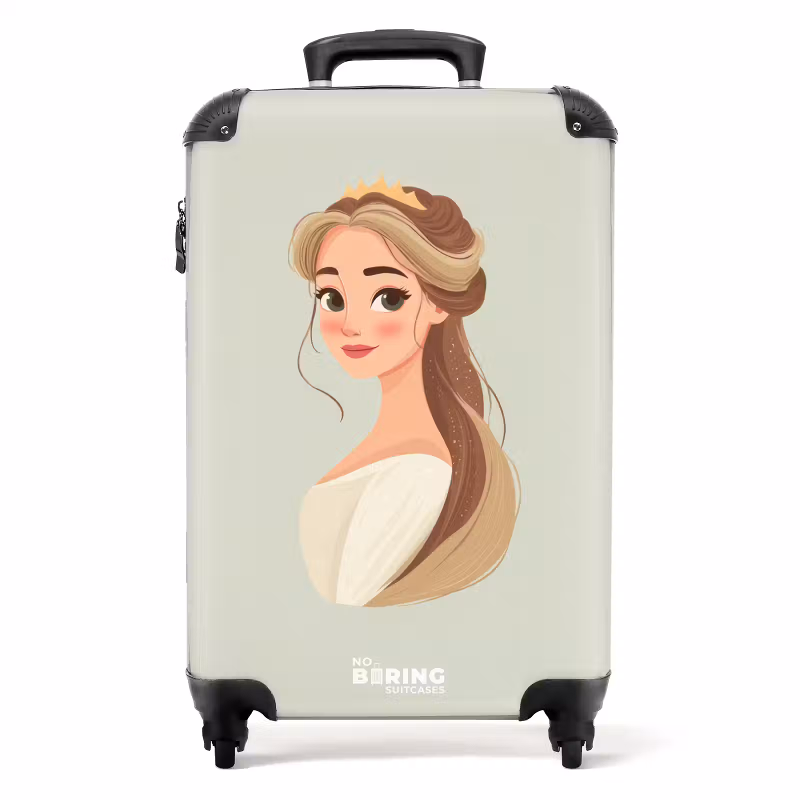 Valise - Princesse avec un diadème - Vert — 1