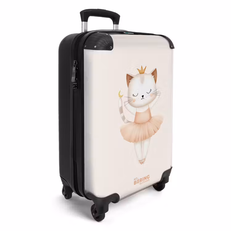 Valise - Chaton ballerine en couleur beige — 2