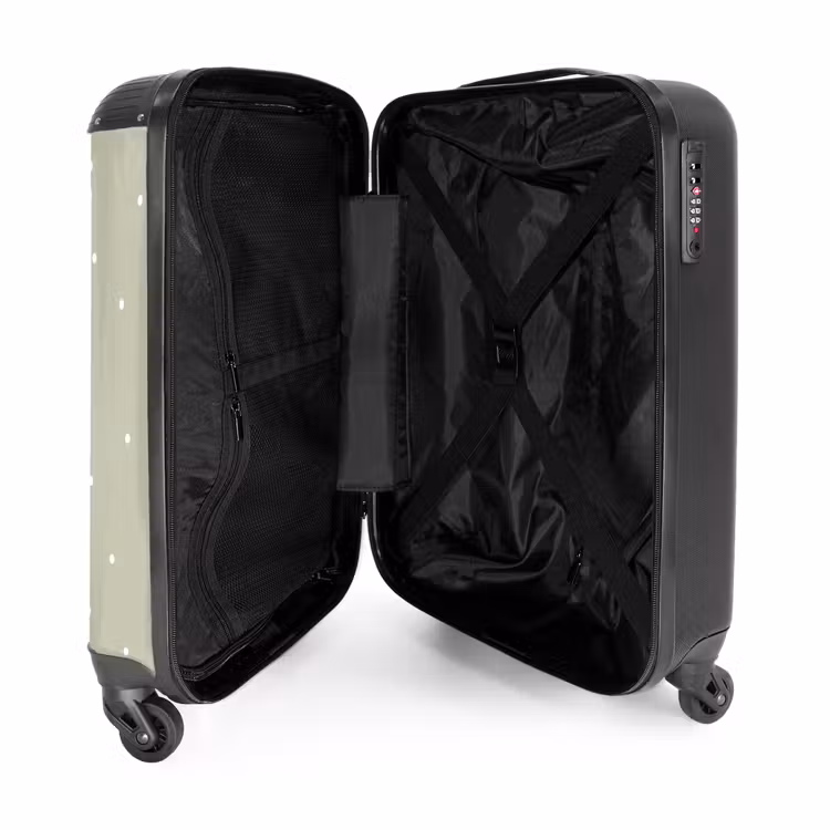 Valise - Un ours brun lisant un livre - Vert — 4